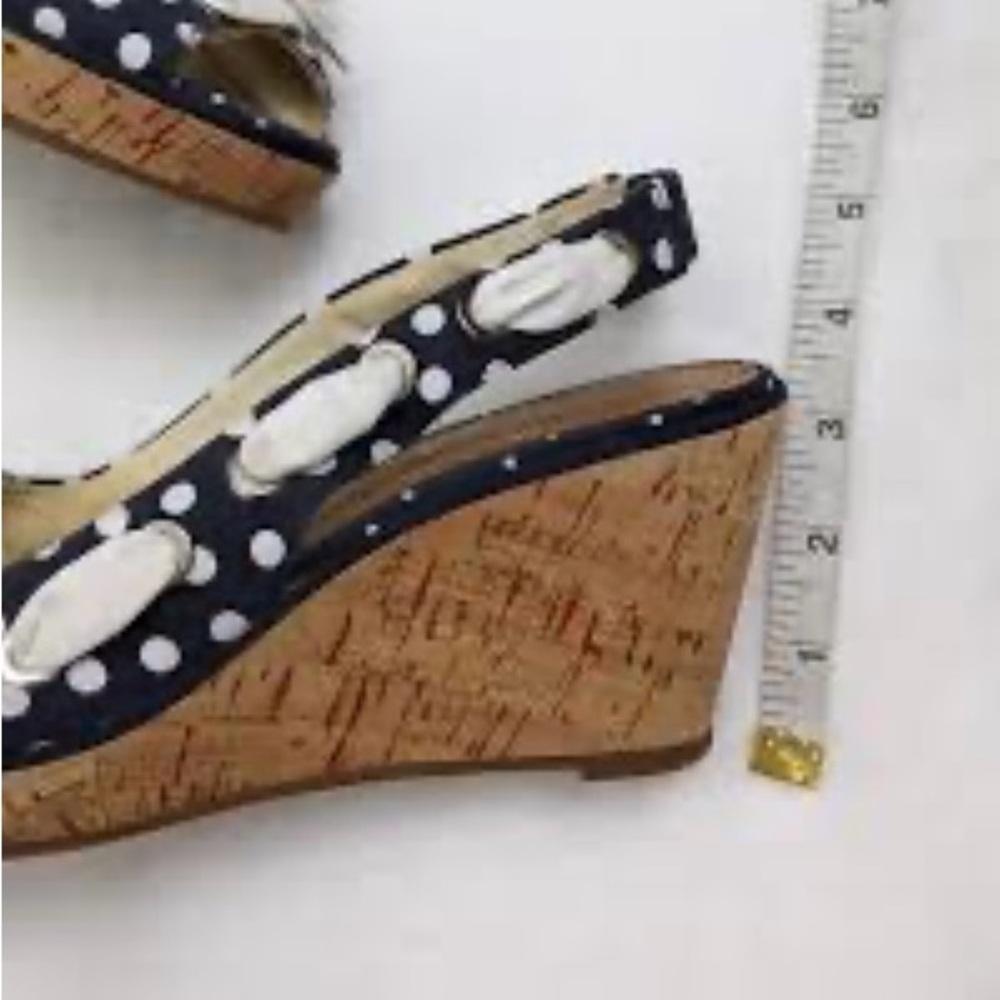 SPERRY Top Sider Cork Wedge Heels Size 8M - Picture 2 of 7